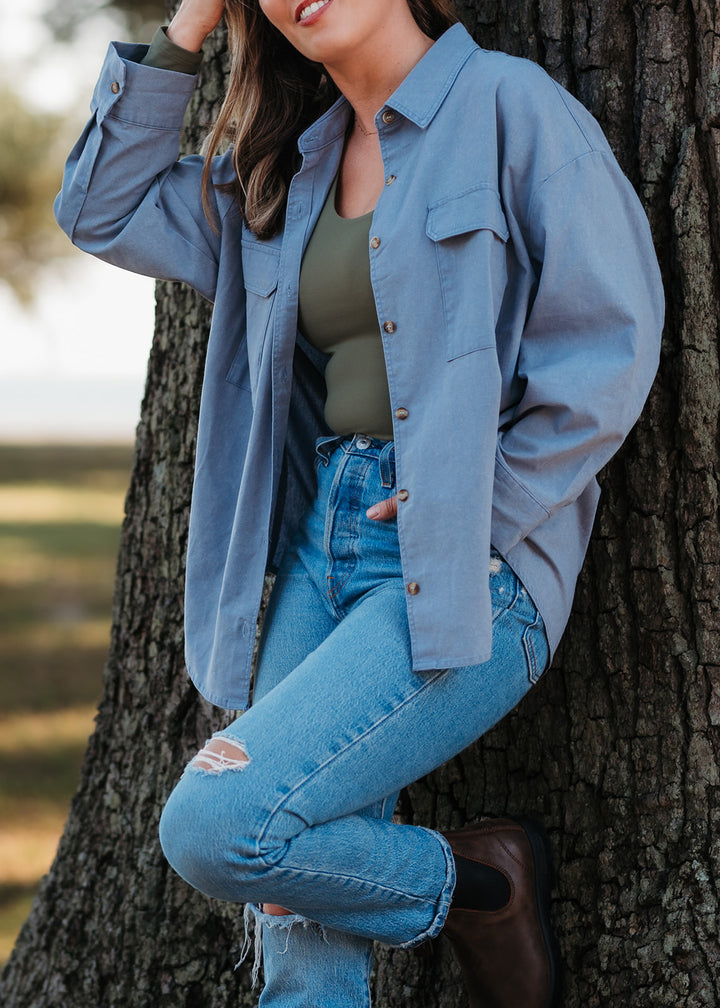 Comfy denim cabin