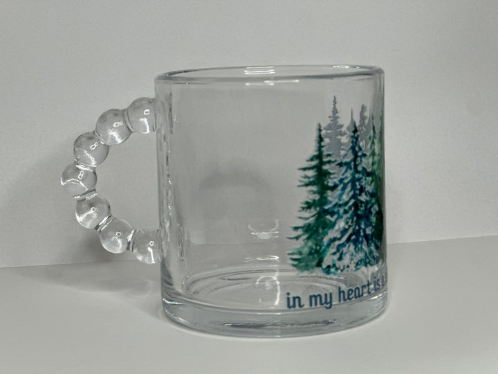 Small decorative Christmas tree mugs