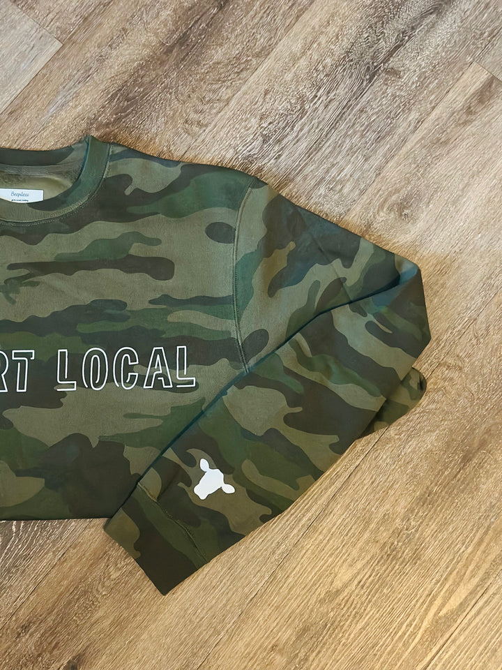 Support Local with COW on sleeve