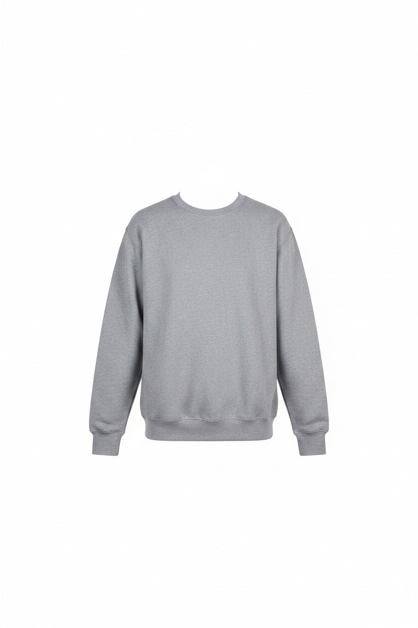 light weight grey repurposed sweatshirt