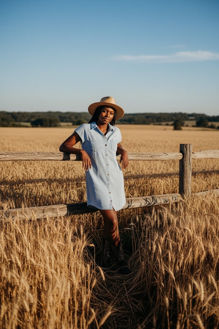 Prairie Blue Dress