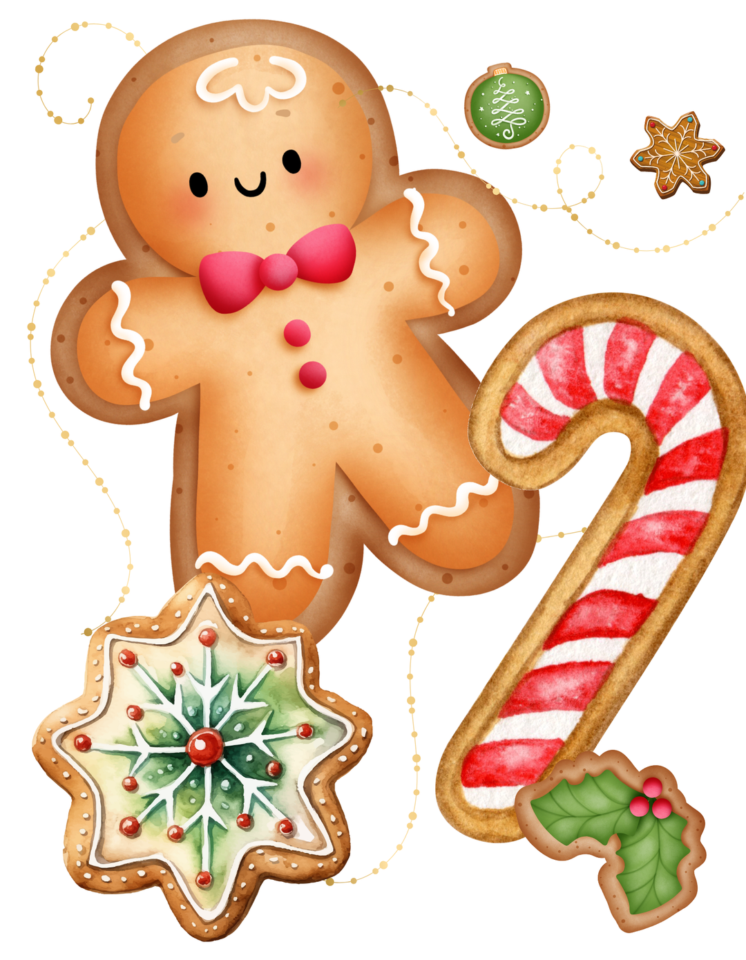 Christmas cookie digital download